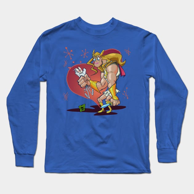 Princess of Power Long Sleeve T-Shirt by Don Güero Laboratories